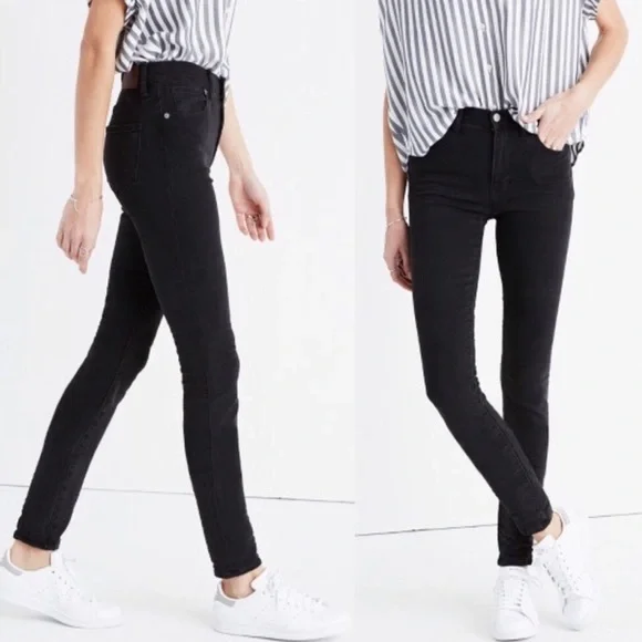 Madewell Black 9” High Riser Skinny Skinny Jeans - Picture 2 of 11